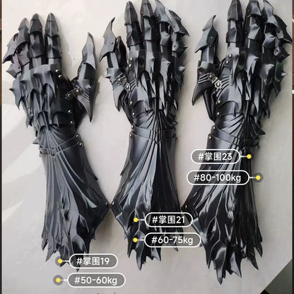 3D Printed Dragon Cosplay Gloves - Customizable Silk PLA Prop Gloves for Boys