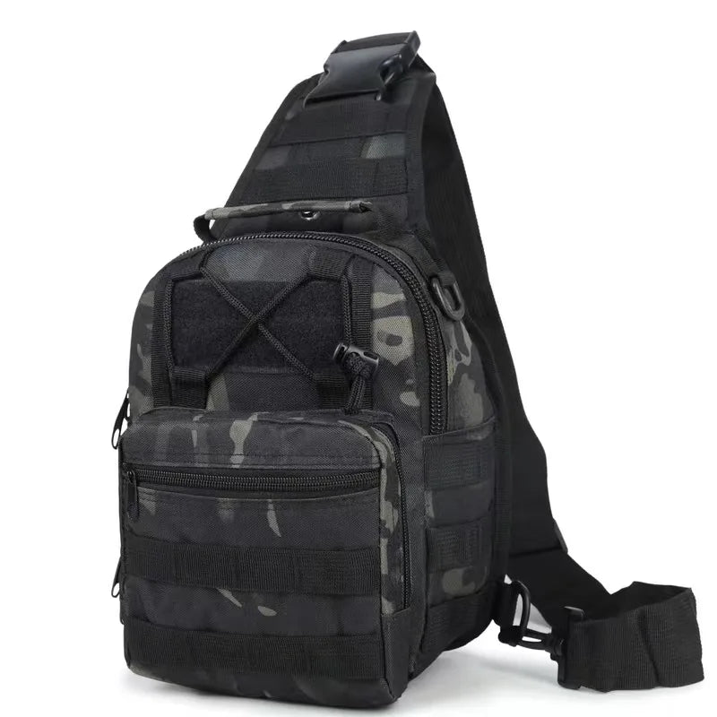 Men’s Waterproof Outdoor Crossbody Chest Bag – Sports Bike Shoulder Handbag