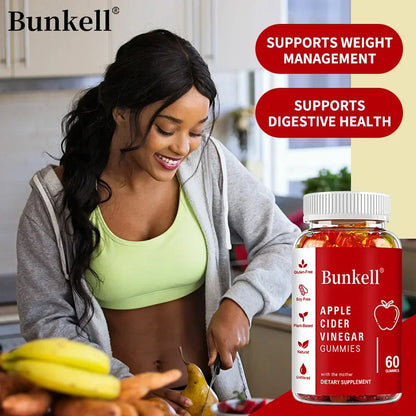 Apple Cider Vinegar Gummies – Weight Management, Digestion & Immunity Support with Vitamin B12, Gluten-Free, Vegetarian