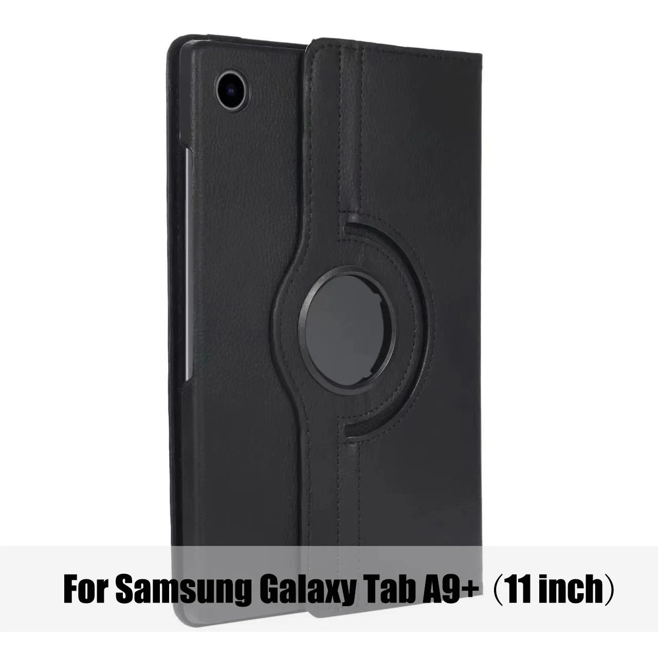 Samsung Galaxy Tab A9+ (11-inch) 2023 Case – PU Leather Cover with Sleep/Wake Function, 360° Rotating Stand & Protective Shell