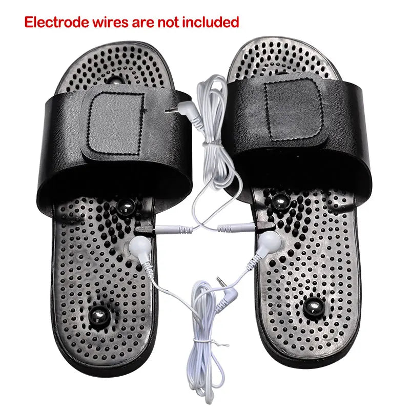 Foot Massage Slippers — Reflexology TENS & EMS Acupuncture Therapy for Feet Relaxation and Body Massage