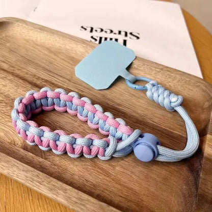 Adjustable Phone Lanyard Wrist Strap - Handwoven Universal Anti-Drop Rope for Outdoor Sports and Daily Use