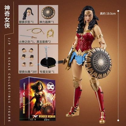 Justice League Anime Figures – Batman, Superman, Wonder Woman, Aquaman & Mera Collectible Toy Set