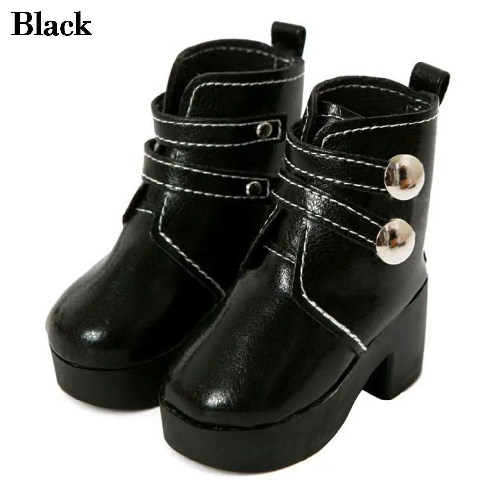 BJD Doll Accessories 60cm – 1/3 Scale 7.5cm High Heel Boots & Sandals for Girl Dolls, Dress-Up Playhouse Toy Shoes