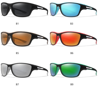 Men’s Polarized Sunglasses – TAC Lens UV400 Anti-Glare Eyewear for Fishing, Cycling & Driving