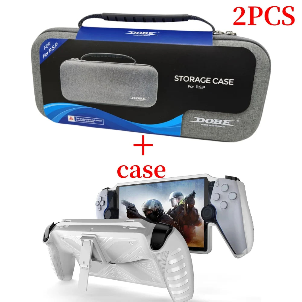 Sony PS5 PlayStation Portal Carrying Case – Shockproof Protective Travel Storage Bag for PS Portal Accessories