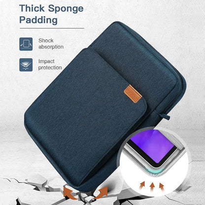 Tablet Sleeve Case – For Samsung Galaxy Tab S9, S8, S7, FE, Lite, A7, A8, A9 Plus & Xiaomi Mi Pad 5/6 Pro, Portable Pouch