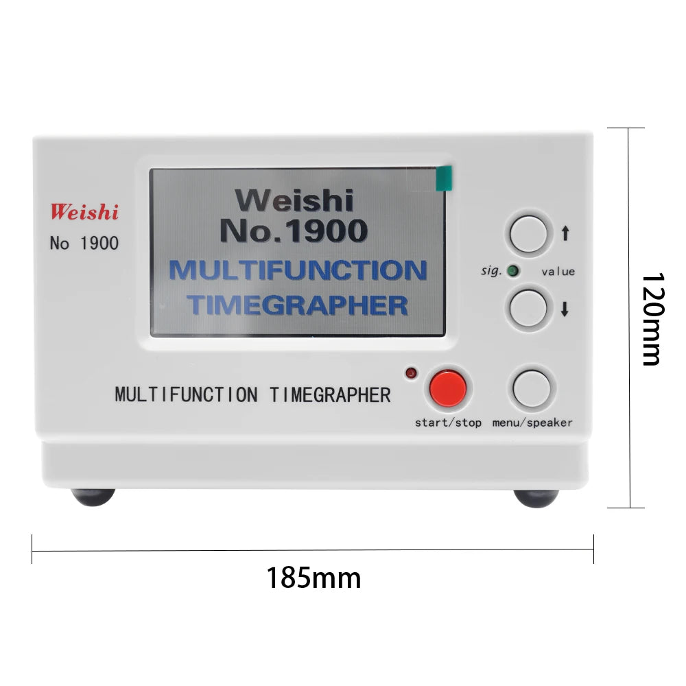 WeiShi No.1000/No.1900 Timegrapher – Watch Testing Tool for Repairers & Hobbyists, Timing Test & Watch Repairing Tool