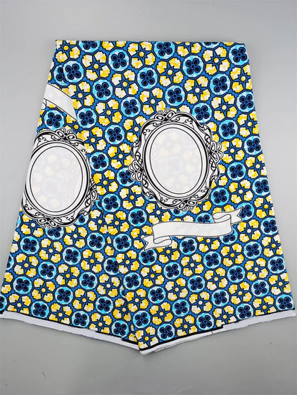 2025 African Wax Fabric - High Quality Cotton Nigerian Ankara Batik Print Material for Sewing & Dresses