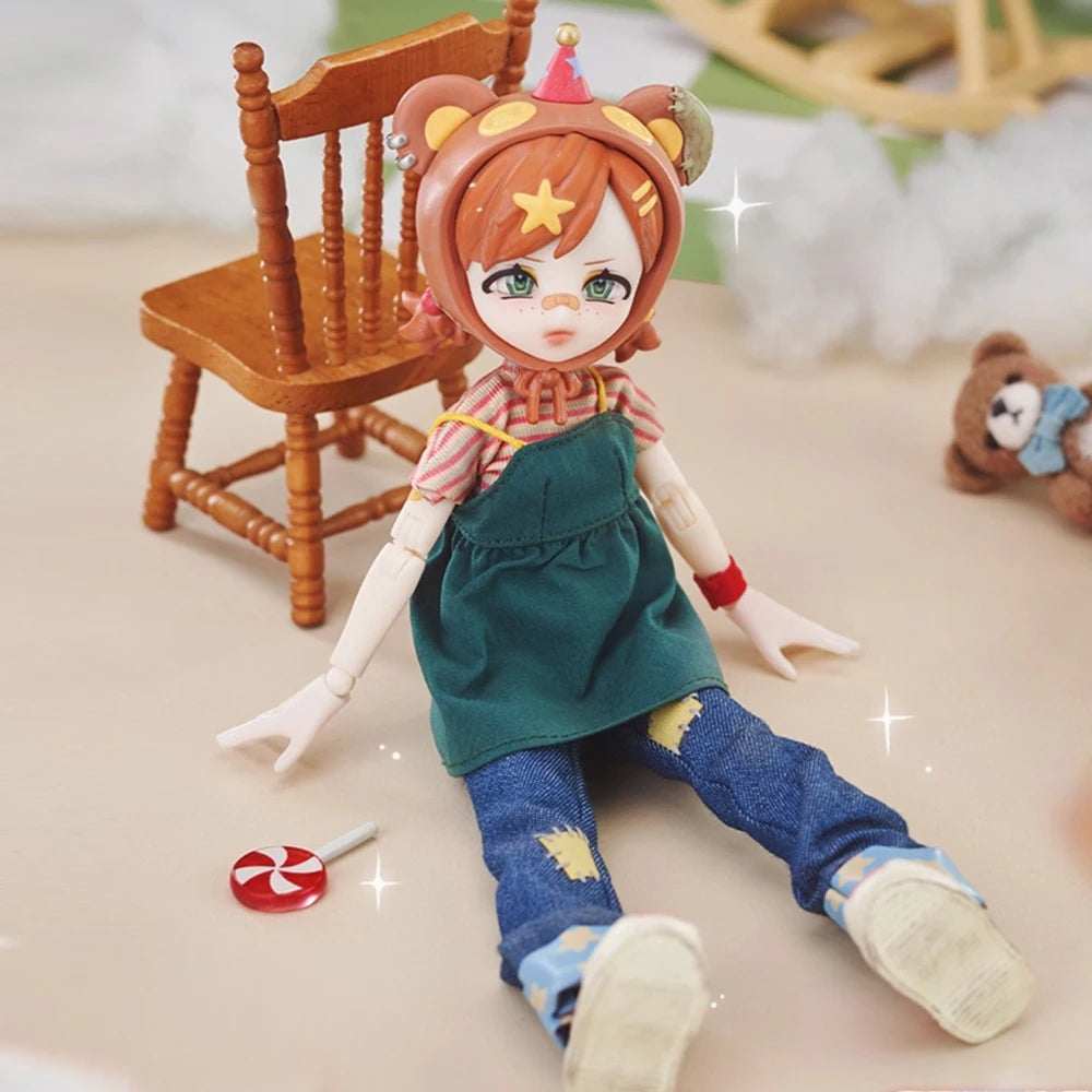 Eve Lynna Dream Park Series BJD Movable Doll – Kawaii Blind Box Anime Figurine, Trendy Surprise Toy Gift for Boys & Girls