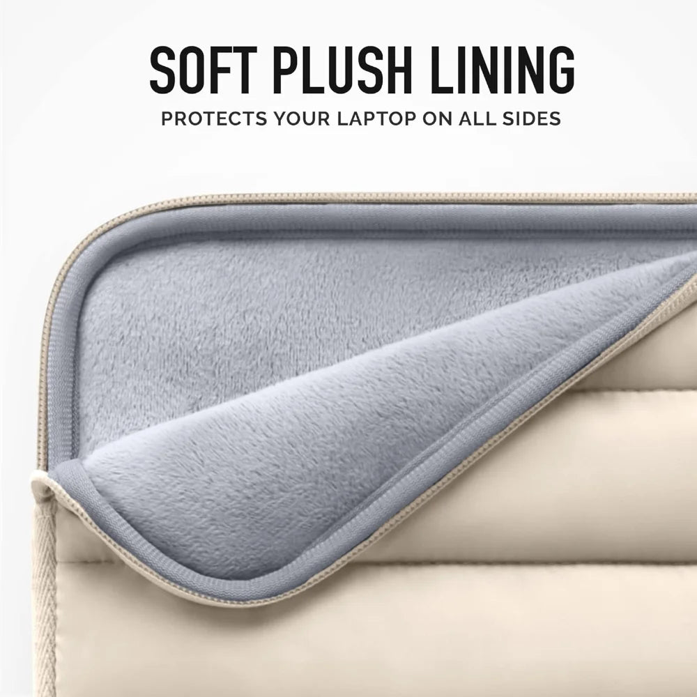 Puffy Laptop Sleeve 13-14 Inch — Protective Laptop Cover for Women, Fits iPad Pro 12.9, MacBook Pro 14, MacBook Air 13, and Tablets