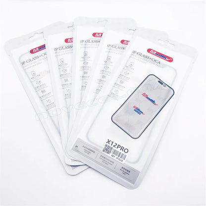Musttby 5PCS Front Outer Glass + OCA for iPhone — 1:1 Original Touch Screen Repair for iPhone 11/12/13/14 Pro & X/XS Max
