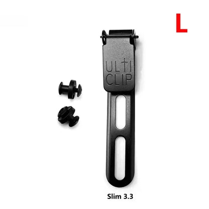 Stainless Steel Ulticlip Waist Clip – Knife Sheath Belt Clip for Kydex DIY EDC Holster Accessories & Replacement Parts
