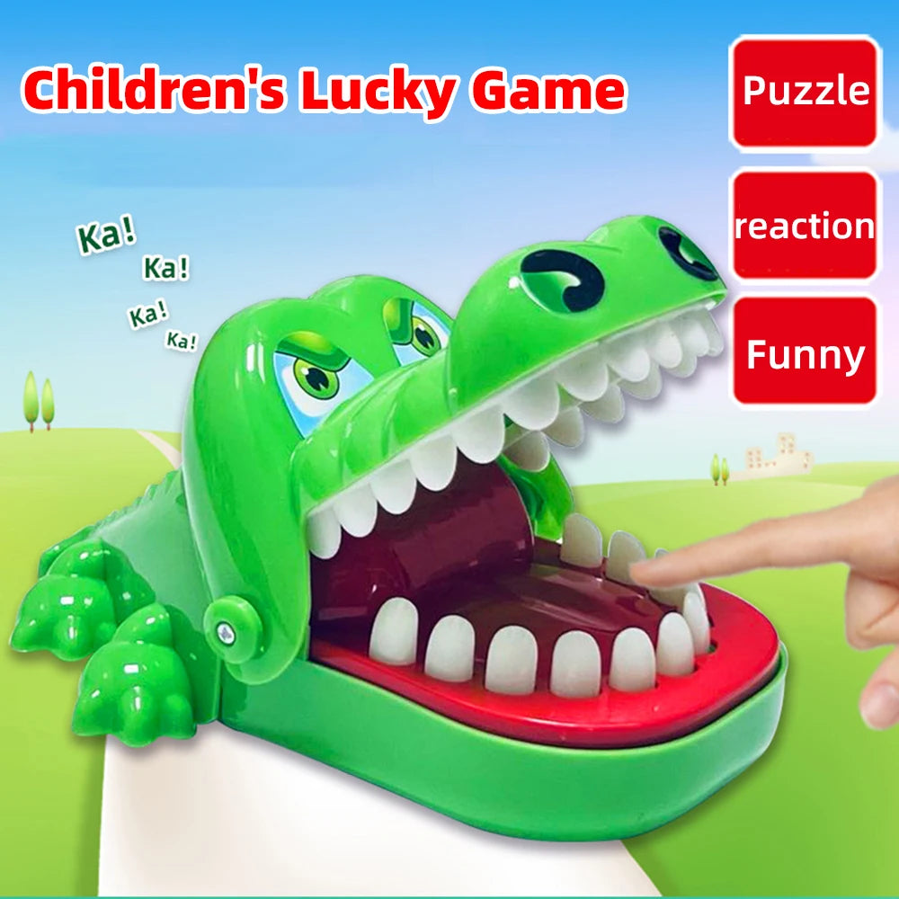 Crocodile Teeth Toy – Children's Finger Reaction Training, Lucky Game, Novelty Trick & Decompression Toy