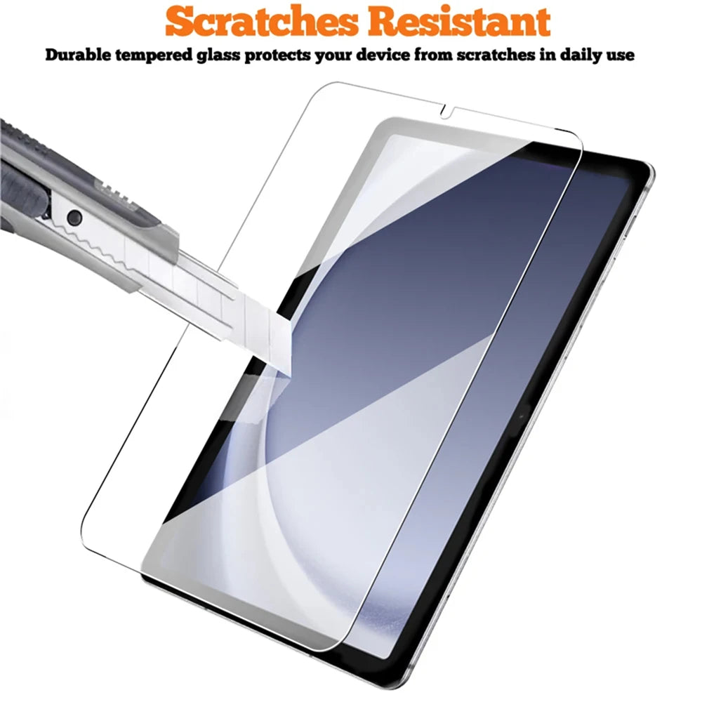 Tempered Glass Screen Protector for Samsung Galaxy Tab – Fits S6 Lite, S7 FE, S8/S8+, S9/S9 FE, S9+, S10, S11, A8, A9 Plus, 12.4" Tablets