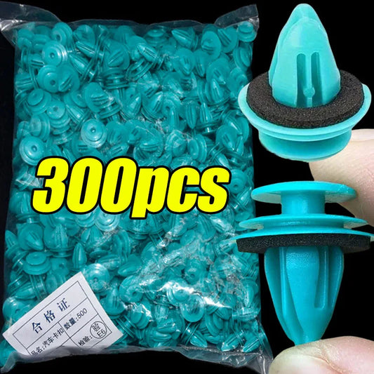 Auto Door Panel Clips with Seal Rings - Car Fastener Rivet Retainers for Interior & Bumper Repair