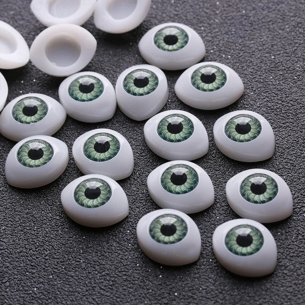 20pcs Plastic Safety Eyes for Dolls & Toys – Funny Simulation Eyes for Puppets, Animals, and Dinosaur Craft Making