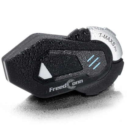 FreedConn Motorcycle Helmet Headset Intercom - Bluetooth Music, FM, Waterproof Moto Helmet Earphones & Intercom System