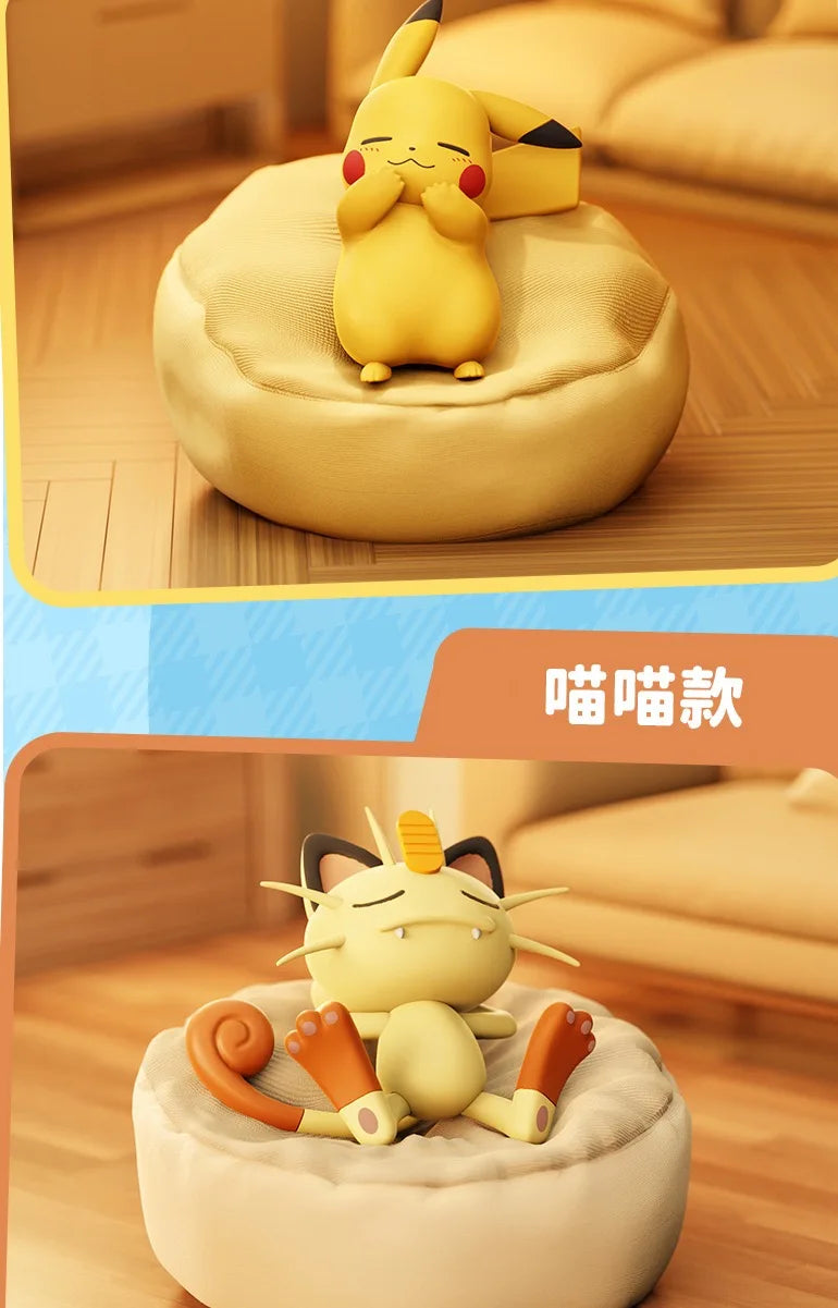 6 Styles Pokémon Starry Dream Series Figures — Pikachu, Meowth, Rowlet, Charmander, Gible Action Toys & Collectible Gifts