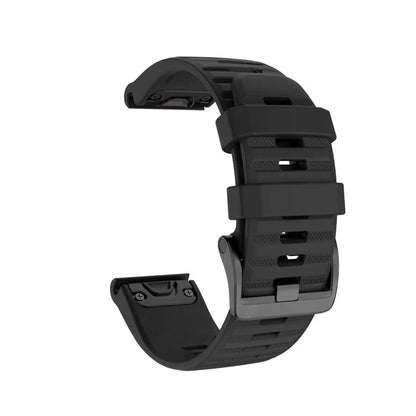 Silicone Quick-Release Watch Bands for Garmin Fenix 3/5/6/7 – 20/22/26mm EasyFit Wrist Strap
