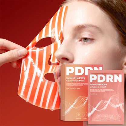 Salmon DNA PDRN Hydrogel Facial Mask - Collagen Hydrating, Soothing & Radiance-Boosting Skincare Treatment
