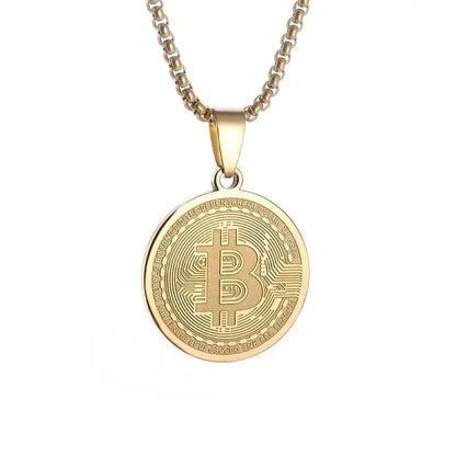 Stainless Steel $100 Bill Pendant Necklace for Men & Women – Fashion Lucky Wealth Jewelry Gift Necklace