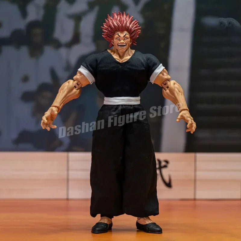 ST Baki Hanma Son of Ogre Action Figure – Hanma Yuujiro PVC Fighting Anime Model Toy Collection Gift