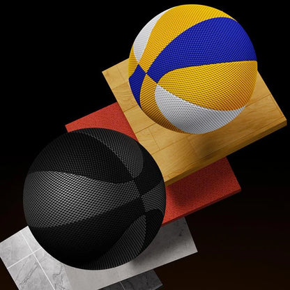 Weighted Training Basketball - Size 5/7 Silent High-Bounce Foam Ball for Indoor Dribbling & Home Workouts