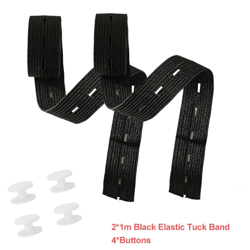 Adjustable Invisible Shirt Tuck Tool Band – Elastic Crop Tuck Waistband for T-Shirts, Blouses & Sweaters