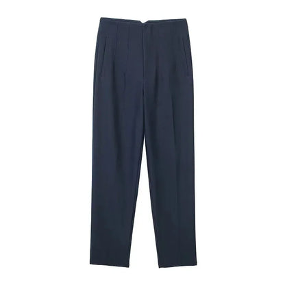 Women High Waist Office Pants - Fashion Formal Pencil Trousers for Workwear Business & Casual Outfits