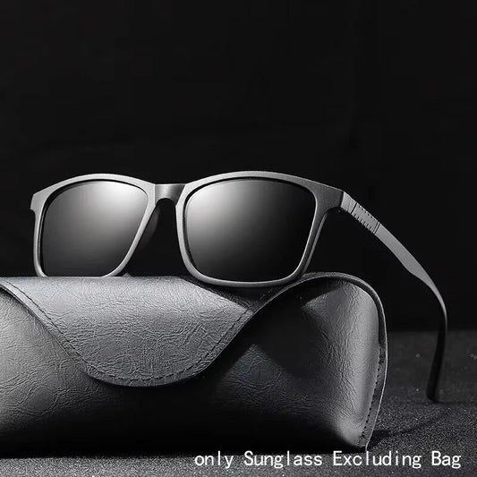 2024 New Men’s Business Polarized Square Frame Sunglasses – Fashion Outdoor Fishing & Driving Eyewear