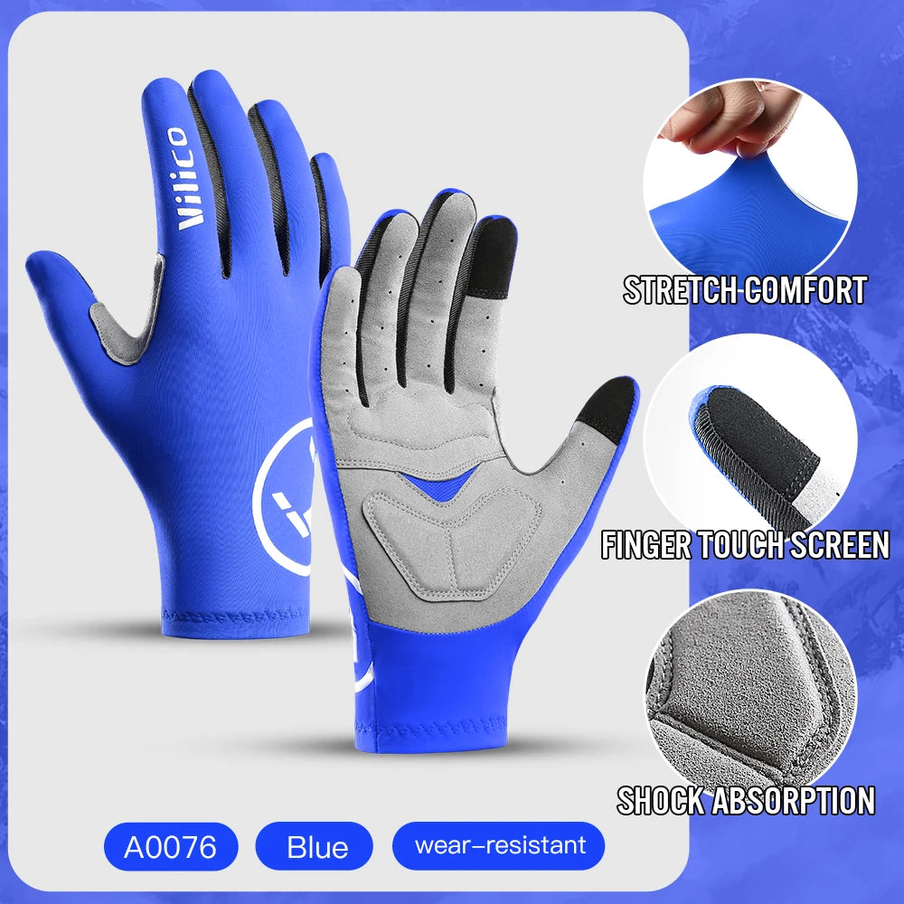 Vilico Professional Cycling Gloves – Touchscreen, Shockproof, Anti-Slip & Wear-Resistant Riding Gloves