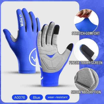 Vilico Professional Cycling Gloves – Touchscreen, Shockproof, Anti-Slip & Wear-Resistant Riding Gloves