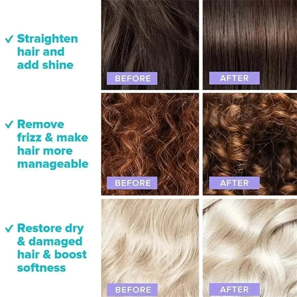 Magic Hair Vitamin Capsules with Keratin Oil – Fast Restore for Soft, Smooth, Shiny Hair & Deep Moisturizing Frizzy Scalp Care