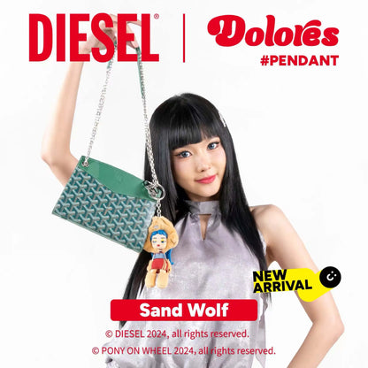 DIESEL x Dolores Limited Edition Plush Pendant – Hanging Bag Accessory Toy