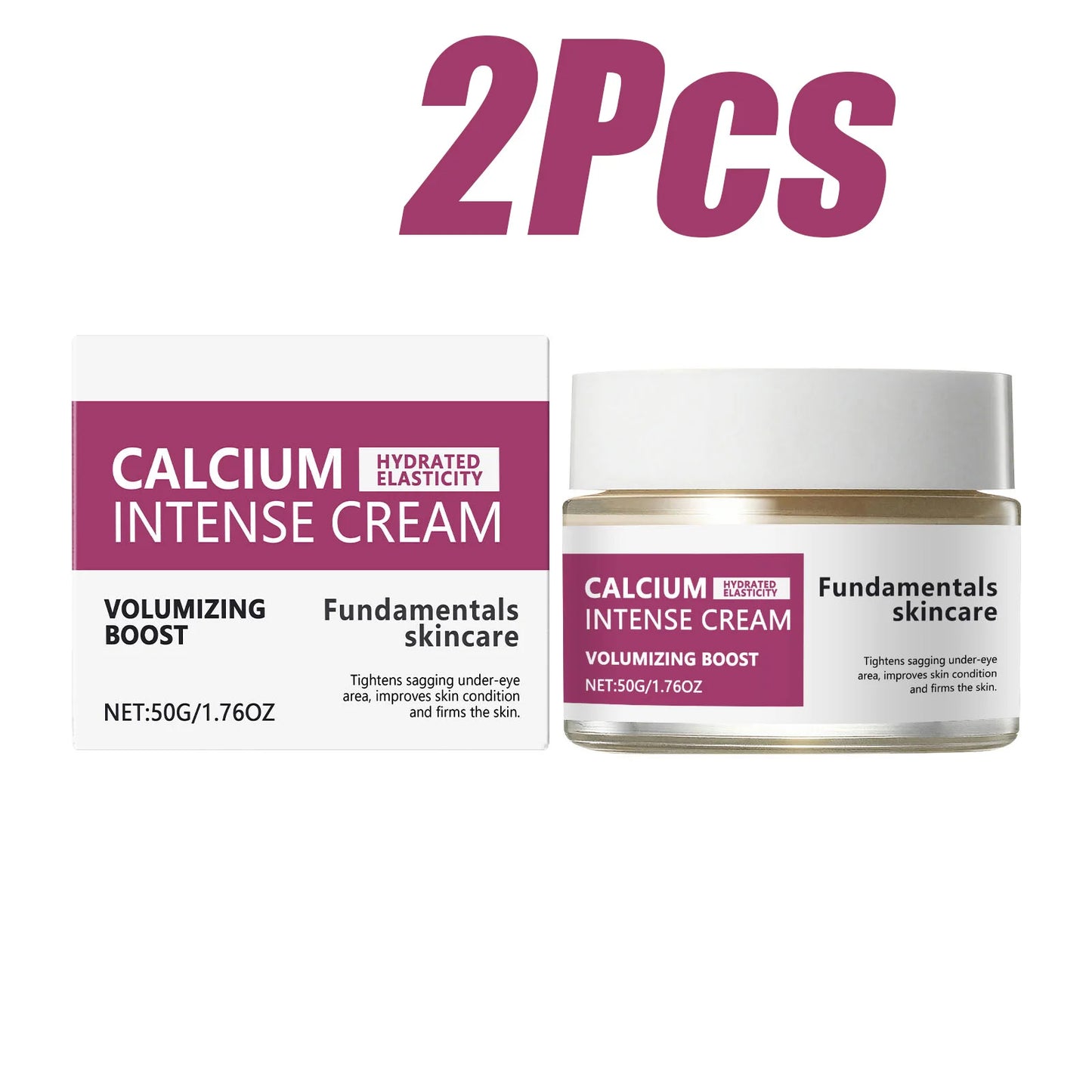 Calcium Intense Face Cream – Skin Tightening & Firming Moisturizer, Improves Elasticity, Lifts Sagging Skin & Deep Nourishing Facial Care Cream