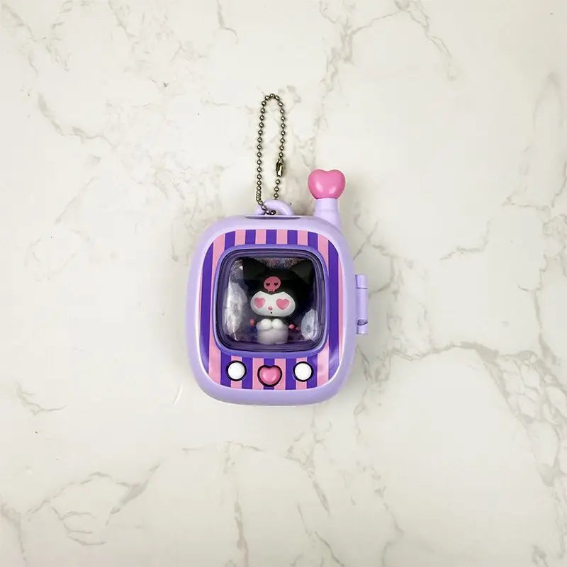 Sanrio Pocket Monster Keychain Series - Cinnamoroll and My Melody Cartoon Collectible Bag Charms