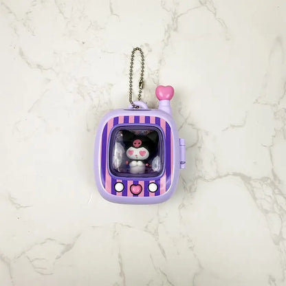 Sanrio Pocket Monster Keychain Series - Cinnamoroll and My Melody Cartoon Collectible Bag Charms