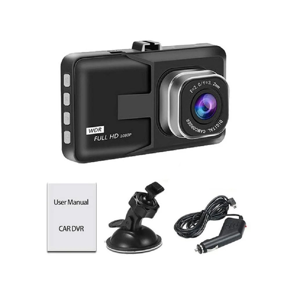 XUSHIDZ 1080P HD Dash Camera – Loop Recording, Night Vision, 24h Parking Monitor, G-Sensor Vehicle DVR Dashcam