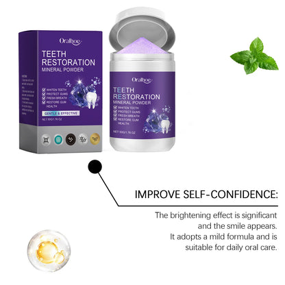 Teeth Restoration Mineral Powder – Enamel Repair & Tooth Strengthening Formula