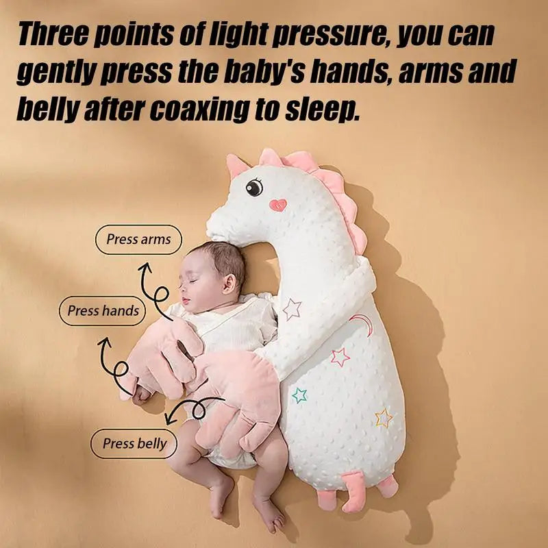 Baby Soothing Palm Patting Stuffed Animal – Automatic Sleep Soother with Adjustable Speed and Remote Control, Perfect Sleeping Buddy for Babies