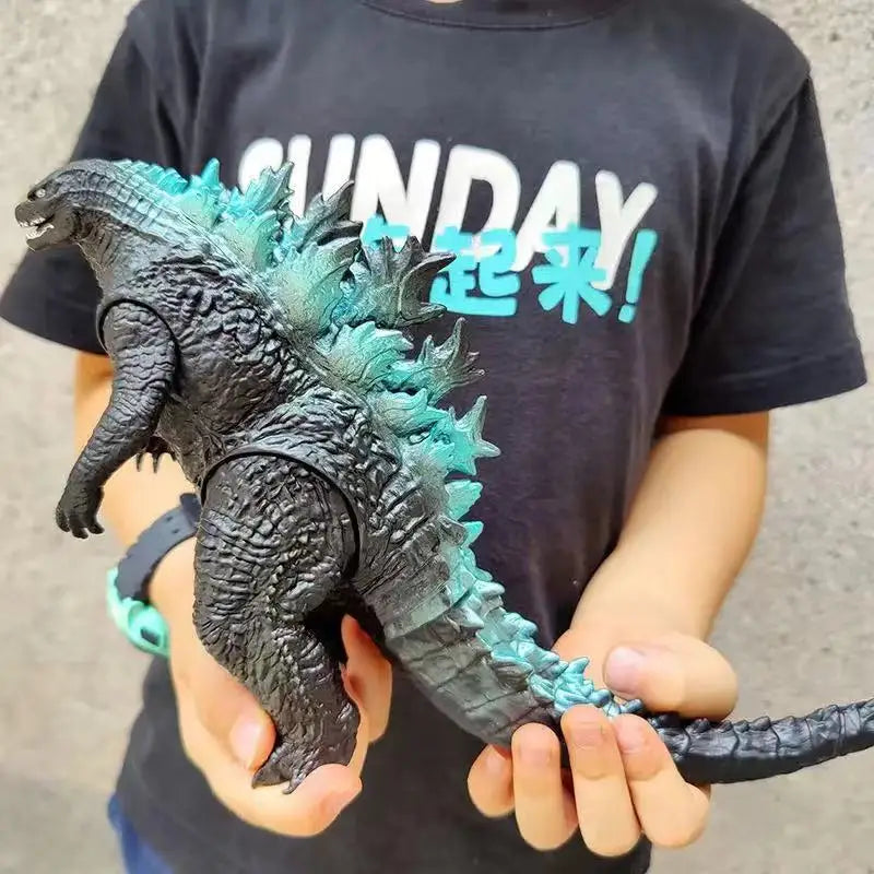 24cm Godzilla King of Monsters Action Figure – Mechanical Red Lotus Planet Collectible Toy, Birthday Gift for Kids