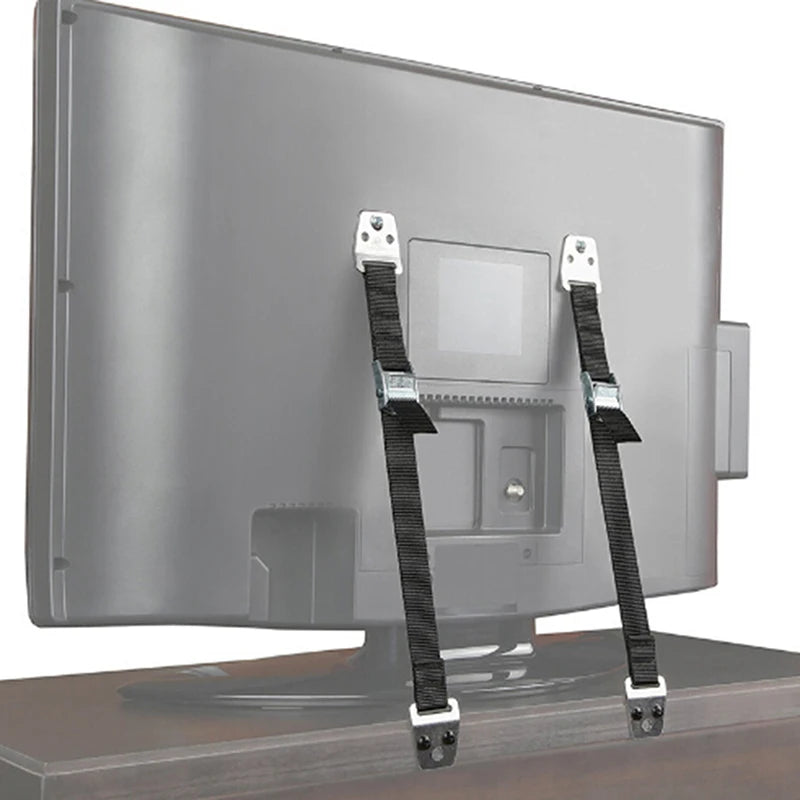 High-Quality Baby Safety Lock - 2pcs/Lot Anti-Tip Straps for Flat TV and Furniture Wall, Child Lock Protection