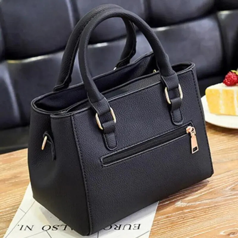 Vintage PU Leather Handbags: Stylish Women's Purse with Plush Tassel - Versatile Messenger Tote Crossbody Bag