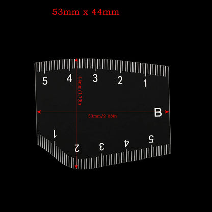 5-Type Eyebrow Shaping Stencil Kit — Multi-Style Template Ruler for Professional Brow Sculpting & Microblading
