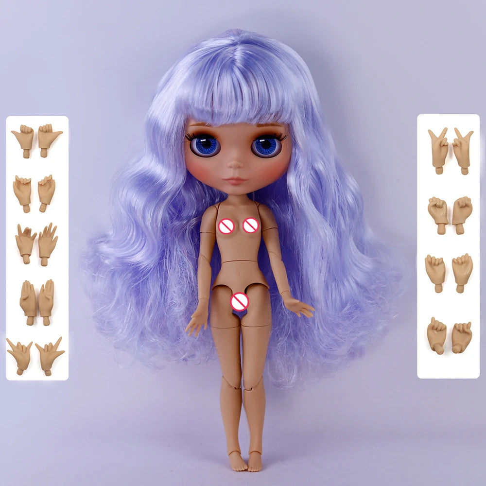 ICY DBS Blyth 1/6 Joint Doll – 30cm Tan Skin Matte Face BJD Girl Doll Toy Gift