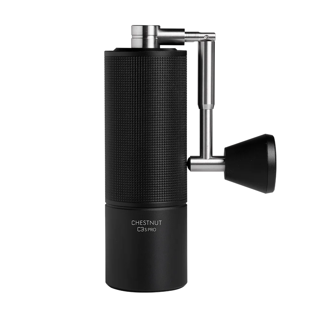 TIMEMORE Chestnut C3S PRO Manual Coffee Grinder — 25g Hand Grinder with Adjustable Steel Burr & Cleaning Brush