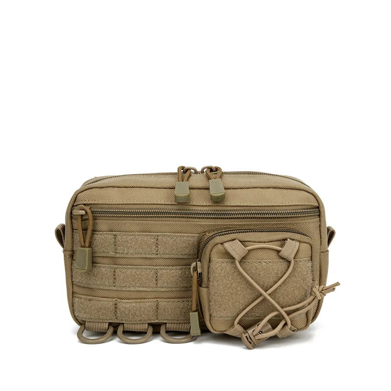 1000D EDC Molle Organizer Pouch – Horizontal Utility Tool Bag, Outdoor Waist Pack for EMT, Hunting & Fanny Pack Use