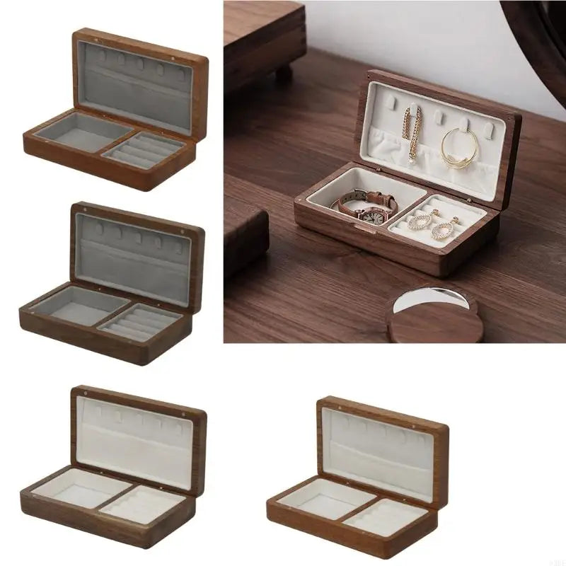 33WE Jewelry Storage Box - Bracelet, Earrings & Necklace Carrying Case Gift