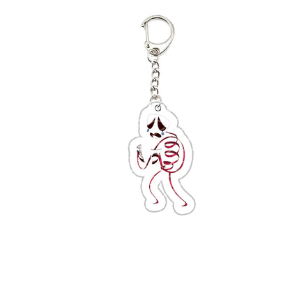 The Amazing Digital Circus Acrylic Keychain – Pomni, Jax, Ragatha, Gangle & Kinger Fan Gift Keyring for Bags & Accessories